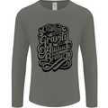 Anti-Gravity Pilot Hang Gliding Paragliding Mens Long Sleeve T-Shirt Charcoal