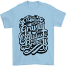 Anti-Gravity Pilot Hang Gliding Paragliding Mens T-Shirt Cotton Gildan Light Blue