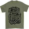 Anti-Gravity Pilot Hang Gliding Paragliding Mens T-Shirt Cotton Gildan Military Green