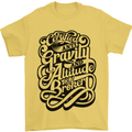 Anti-Gravity Pilot Hang Gliding Paragliding Mens T-Shirt Cotton Gildan Yellow