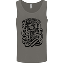 Anti-Gravity Pilot Hang Gliding Paragliding Mens Vest Tank Top Charcoal
