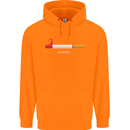 Anti Smoking Grim Reaper Smoker Give UP Childrens Kids Hoodie Orange