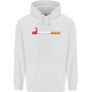 Anti Smoking Grim Reaper Smoker Give UP Childrens Kids Hoodie White