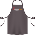 Anti Smoking Grim Reaper Smoker Give UP Cotton Apron 100% Organic Dark Grey