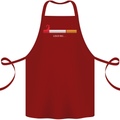 Anti Smoking Grim Reaper Smoker Give UP Cotton Apron 100% Organic Maroon