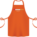 Anti Smoking Grim Reaper Smoker Give UP Cotton Apron 100% Organic Orange