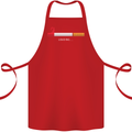 Anti Smoking Grim Reaper Smoker Give UP Cotton Apron 100% Organic Red