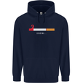 Anti Smoking Grim Reaper Smoker Give UP Mens 80% Cotton Hoodie Navy Blue