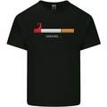 Anti Smoking Grim Reaper Smoker Give UP Mens Cotton T-Shirt Tee Top Black