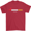 Anti Smoking Grim Reaper Smoker Give UP Mens T-Shirt Cotton Gildan Red