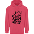 Anti Valentines Club Romance Single Day Childrens Kids Hoodie Heliconia