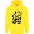 Anti Valentines Club Romance Single Day Childrens Kids Hoodie Yellow