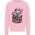 Anti Valentines Club Romance Single Day Kids Sweatshirt Jumper Light Pink