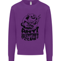 Anti Valentines Club Romance Single Day Kids Sweatshirt Jumper Purple