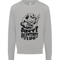 Anti Valentines Club Romance Single Day Kids Sweatshirt Jumper Sports Grey