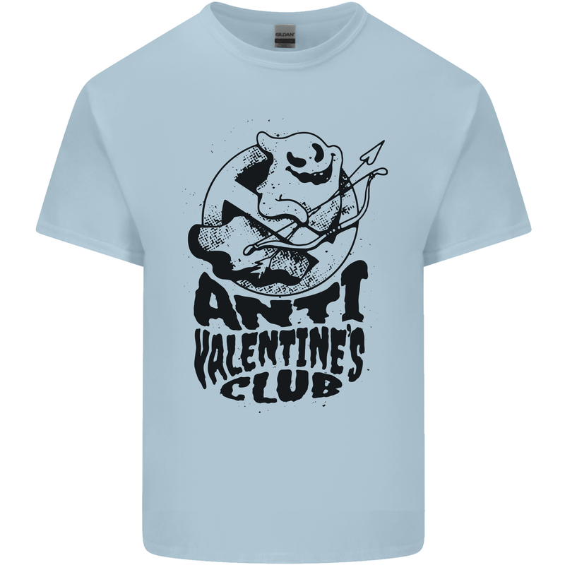 Anti Valentines Club Romance Single Day Kids T-Shirt Childrens Light Blue