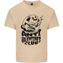Anti Valentines Club Romance Single Day Mens Cotton T-Shirt Tee Top Sand