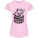 Anti Valentines Club Romance Single Day Womens Petite Cut T-Shirt Light Pink