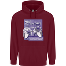 Antisocial Gamer Gaming Funny Graphics Childrens Kids Hoodie Maroon