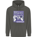 Antisocial Gamer Gaming Funny Graphics Childrens Kids Hoodie Storm Grey