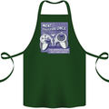 Antisocial Gamer Gaming Funny Graphics Cotton Apron 100% Organic Forest Green