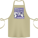 Antisocial Gamer Gaming Funny Graphics Cotton Apron 100% Organic Khaki