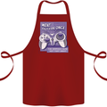 Antisocial Gamer Gaming Funny Graphics Cotton Apron 100% Organic Maroon