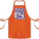 Antisocial Gamer Gaming Funny Graphics Cotton Apron 100% Organic Orange