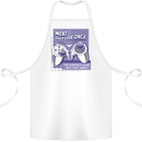 Antisocial Gamer Gaming Funny Graphics Cotton Apron 100% Organic White