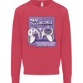 Antisocial Gamer Gaming Funny Graphics Kids Sweatshirt Jumper Heliconia