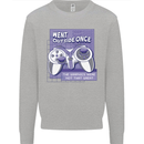 Antisocial Gamer Gaming Funny Graphics Kids Sweatshirt Jumper Sports Grey