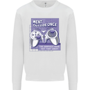 Antisocial Gamer Gaming Funny Graphics Kids Sweatshirt Jumper White