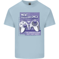 Antisocial Gamer Gaming Funny Graphics Kids T-Shirt Childrens Light Blue