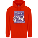 Antisocial Gamer Gaming Funny Graphics Mens 80% Cotton Hoodie Bright Red