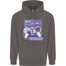 Antisocial Gamer Gaming Funny Graphics Mens 80% Cotton Hoodie Charcoal