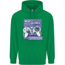 Antisocial Gamer Gaming Funny Graphics Mens 80% Cotton Hoodie Irish Green