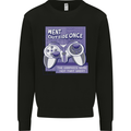 Antisocial Gamer Gaming Funny Graphics Mens Sweatshirt Jumper Black