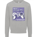 Antisocial Gamer Gaming Funny Graphics Mens Sweatshirt Jumper Sports Grey