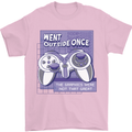 Antisocial Gamer Gaming Funny Graphics Mens T-Shirt 100% Cotton Light Pink