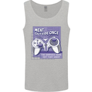 Antisocial Gamer Gaming Funny Graphics Mens Vest Tank Top Sports Grey