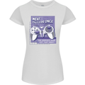 Antisocial Gamer Gaming Funny Graphics Womens Petite Cut T-Shirt White