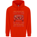 Antisocial Gamer Gaming Leave My Room Childrens Kids Hoodie Bright Red