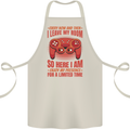 Antisocial Gamer Gaming Leave My Room Cotton Apron 100% Organic Natural