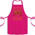 Antisocial Gamer Gaming Leave My Room Cotton Apron 100% Organic Pink