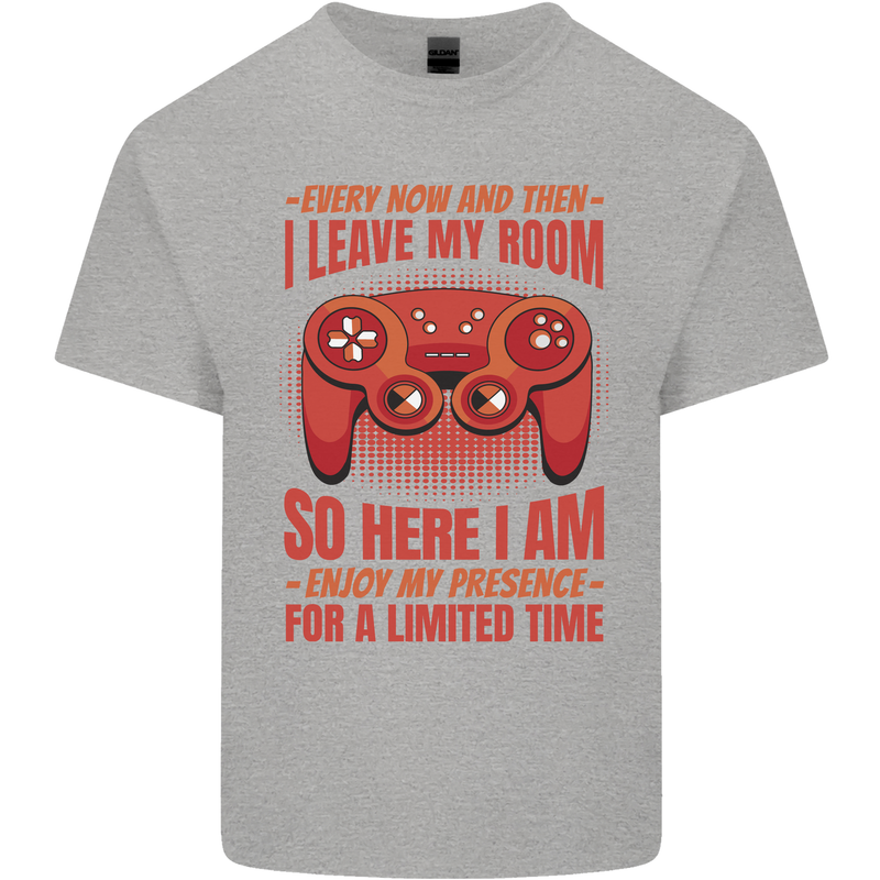 Antisocial Gamer Gaming Leave My Room Kids T-Shirt Childrens Sports Grey