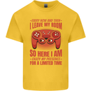 Antisocial Gamer Gaming Leave My Room Kids T-Shirt Childrens Yellow