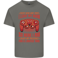 Antisocial Gamer Gaming Leave My Room Mens Cotton T-Shirt Tee Top Charcoal