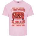 Antisocial Gamer Gaming Leave My Room Mens Cotton T-Shirt Tee Top Light Pink