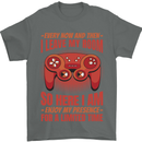 Antisocial Gamer Gaming Leave My Room Mens T-Shirt 100% Cotton Charcoal