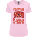 Antisocial Gamer Gaming Leave My Room Womens Wider Cut T-Shirt Light Pink